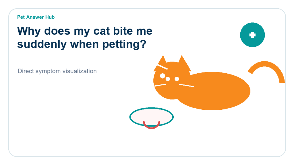 why does my cat bite me suddenly when petting cat behavior visual