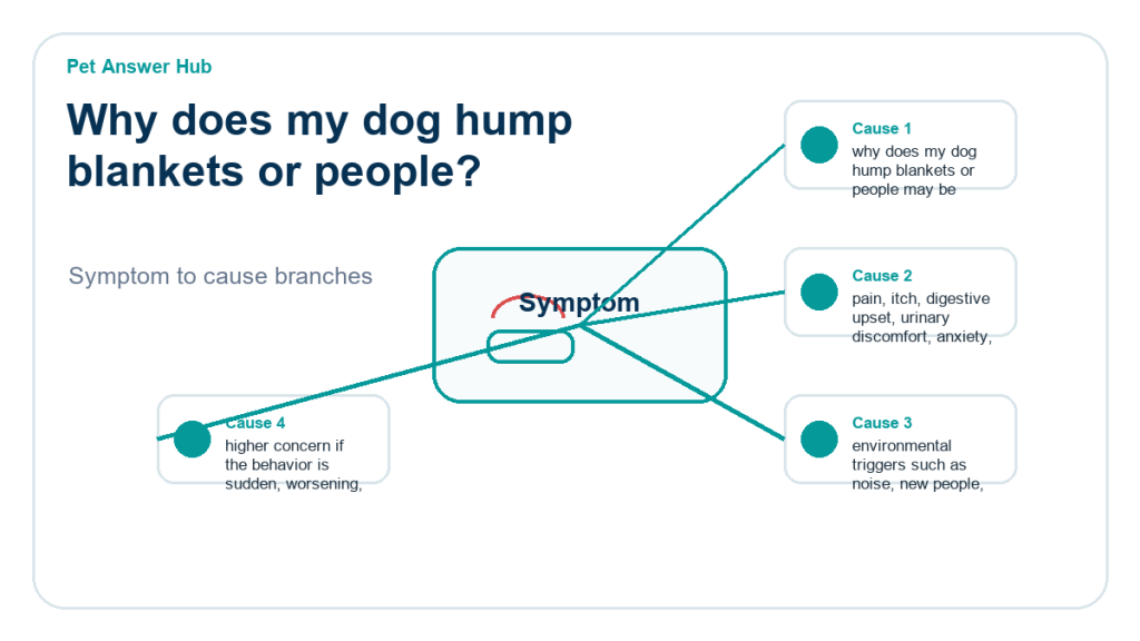 why does my dog hump blankets or people behavior cause diagram
