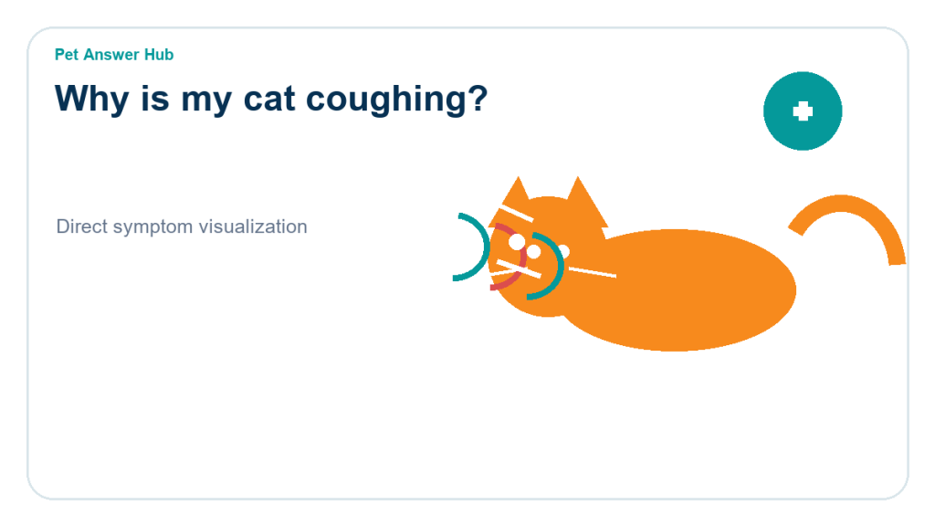 why is my cat coughing symptom state visual