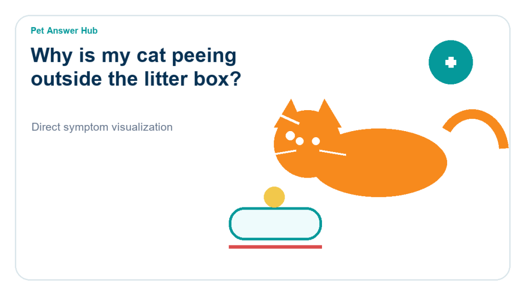 why is my cat peeing outside the litter box cat behavior visual