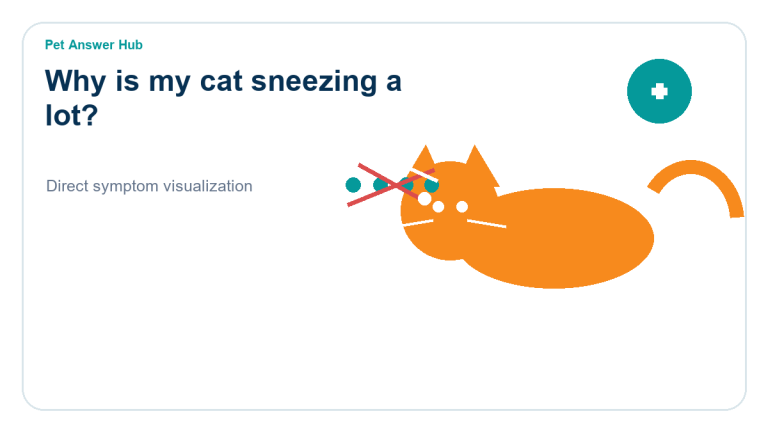 why is my cat sneezing a lot symptom state visual