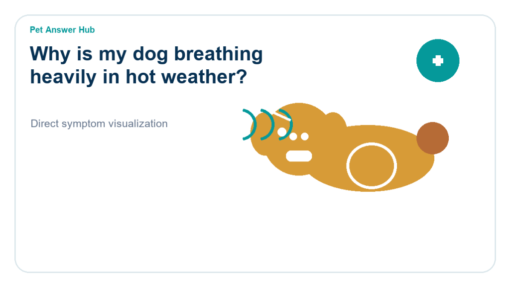 why is my dog breathing heavily in hot weather dog symptom state visual
