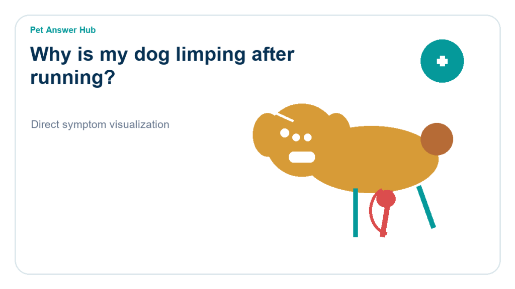 why is my dog limping after running symptom state visual